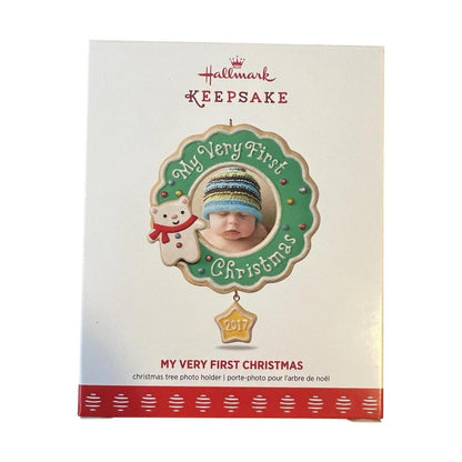 2017 My Very First Christmas - Photo Holder Hallmark Ornament (Baby's First Christmas) QGO1242 Image2