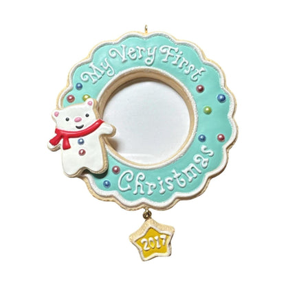 2017 My Very First Christmas - Photo Holder Hallmark Ornament (Baby's First Christmas) QGO1242 Image3