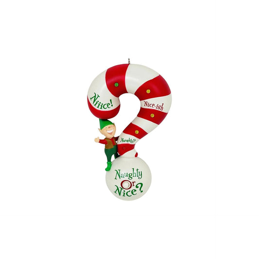 2017 Naughty or Nice? Hallmark Ornament (Elf) QGO1632 Image1