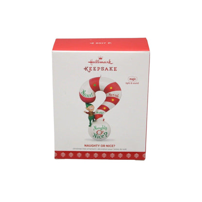 2017 Naughty or Nice? Hallmark Ornament (Elf) QGO1632 Image2