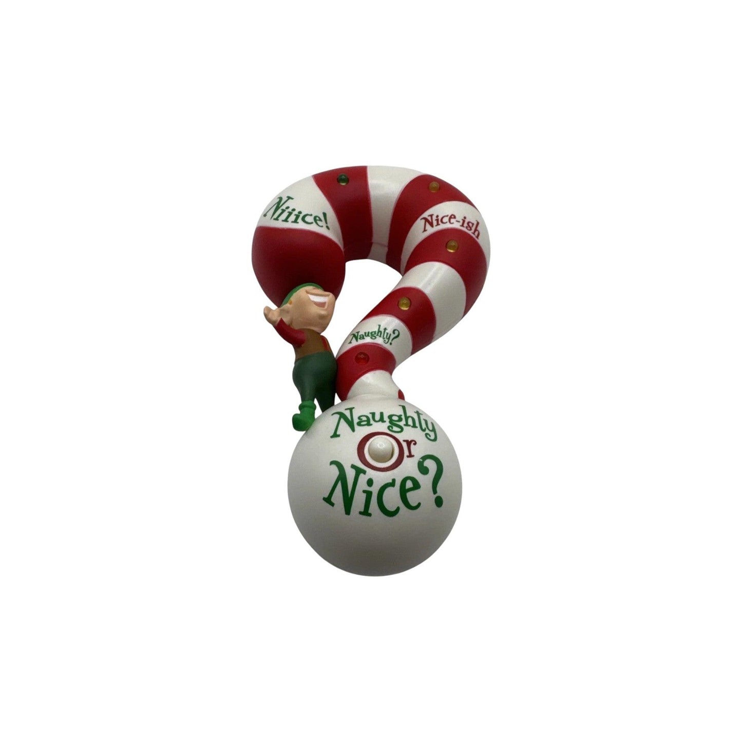 2017 Naughty or Nice? Hallmark Ornament (Elf) QGO1632 Image5