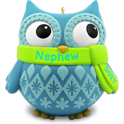2017 Nephew Hallmark Ornament (Owl) QG01185