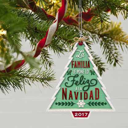 2017 Nuestra Familia... Nuestra Vavidad Hallmark Ornament (Christmas Tree) QSM7822