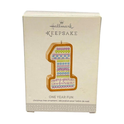 2017 One Year Fun Hallmark Ornament (Year) QHX1124 Image2