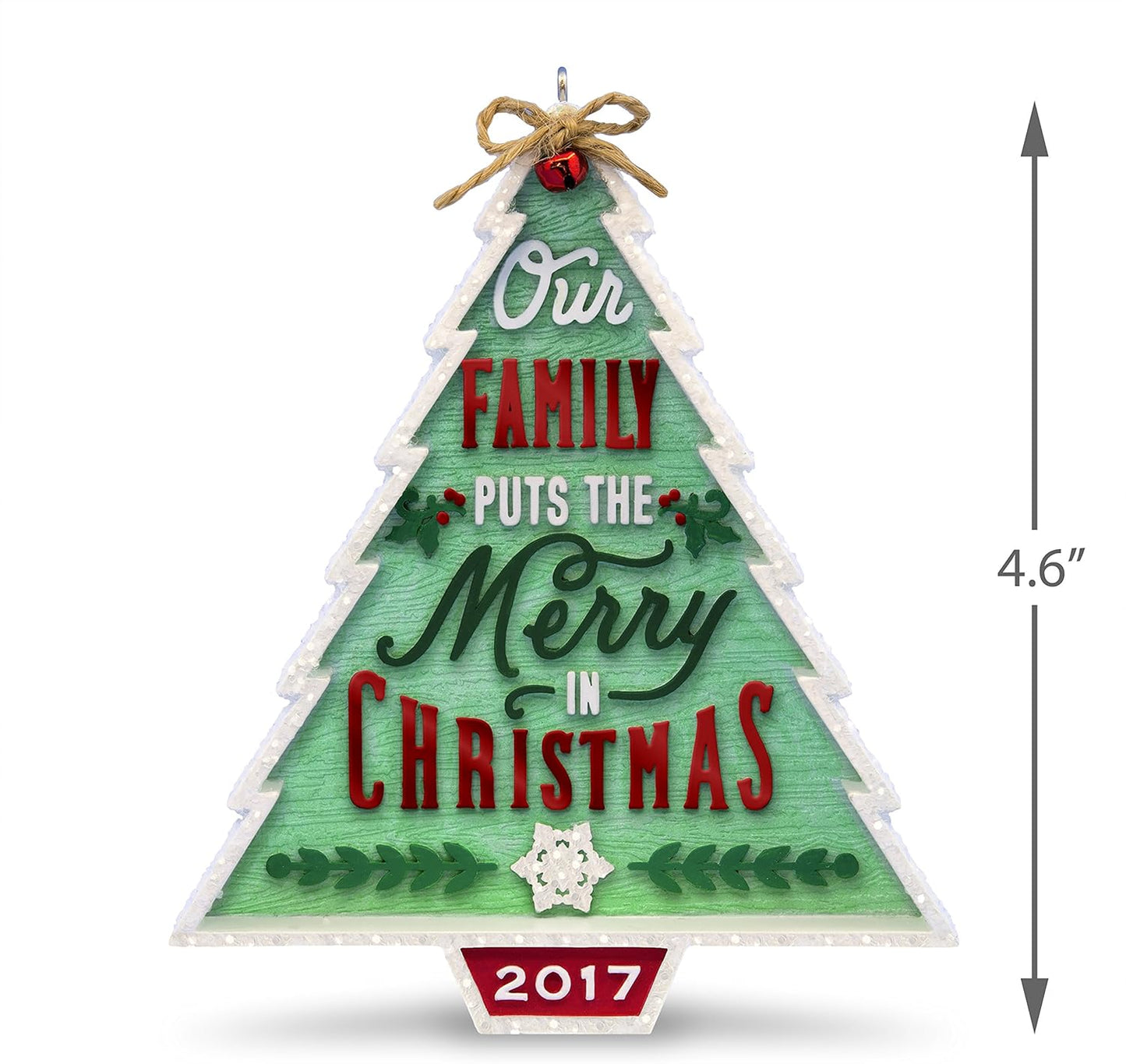 2017 Our Family... Our Christmas Hallmark Ornament (Christmas Tree) QGO1112
