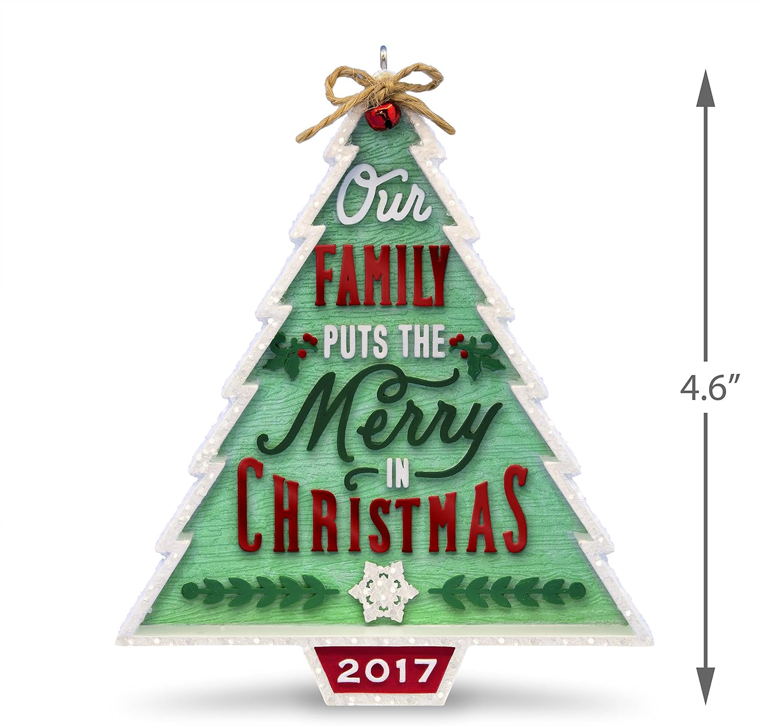 2017 Our Family... Our Christmas Hallmark Ornament (Christmas Tree) QGO1112