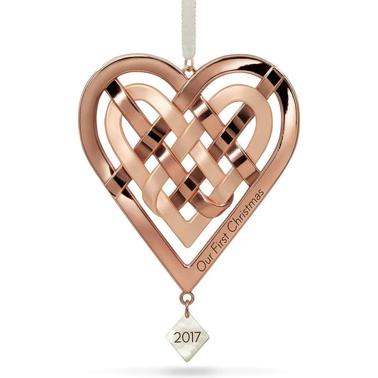 QGO1285 2017 Our First Christmas (Heart) Image1