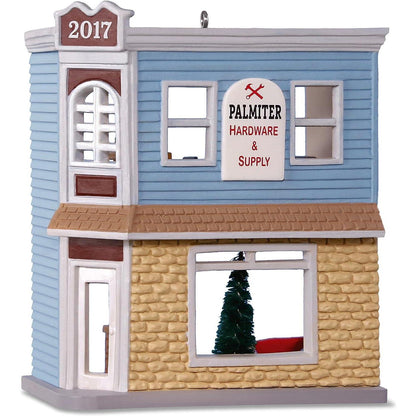 2017 Palmiter Hardware & Supply Hallmark Ornament (Nostalgic Houses and Shops) QX9462