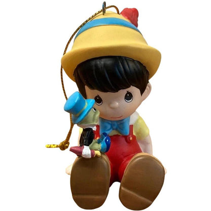2017 Pinocchio and Jiminy Cricket Hallmark Ornament (Precious Moments) QXE3022