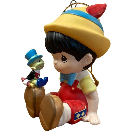 2017 Pinocchio and Jiminy Cricket Hallmark Ornament (Precious Moments) QXE3022