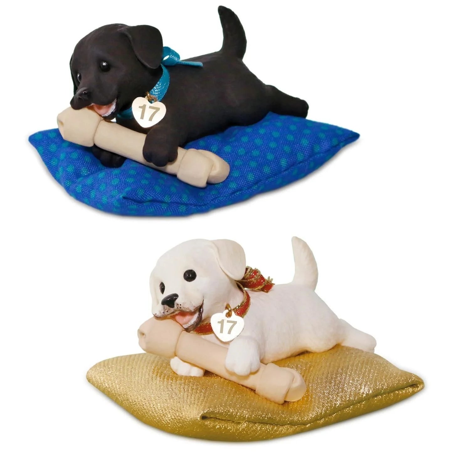 2017 Playful Puppy Surprise Hallmark Ornament (Puppy Love) QGO1742