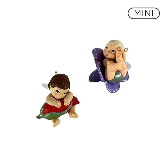 2017 Rose and Lavender Hallmark Ornament (Baby Fairy Messengers) QX9285 Image1