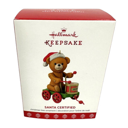 2017 Santa Certified Hallmark Ornament (Santa Certified) QX9385
