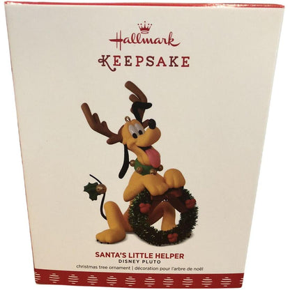 2017 Santa's Little Helper Hallmark Ornament (Mickey Mouse & Friends) QXE3005