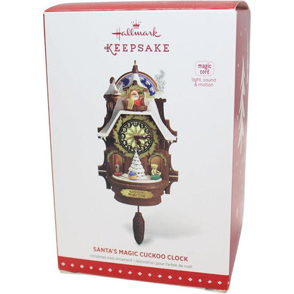 2017 Santa's Magic Cuckoo Clock Hallmark Ornament (Santa's Magic Cuckoo Clock) QAC1002