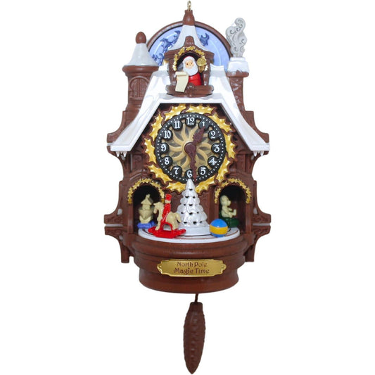 2017 Santa's Magic Cuckoo Clock Hallmark Ornament (Santa's Magic Cuckoo Clock) QAC1002