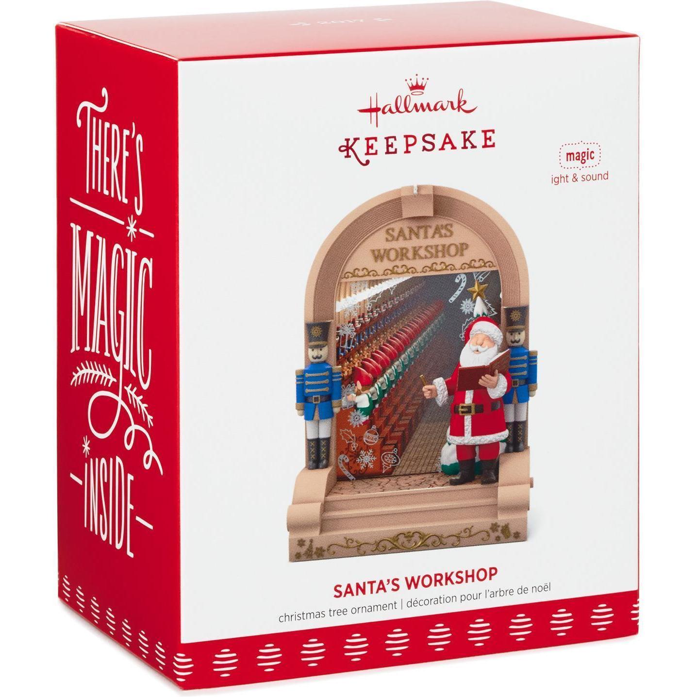 2017 Santa's Workshop Hallmark Ornament (Santa Claus) QGO1224