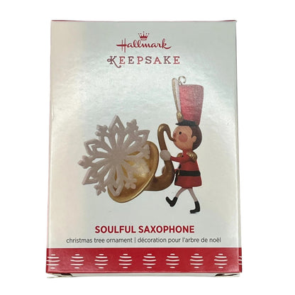 2017 Soulful Saxophone Hallmark Ornament (Musical Soldiers) LPR3312