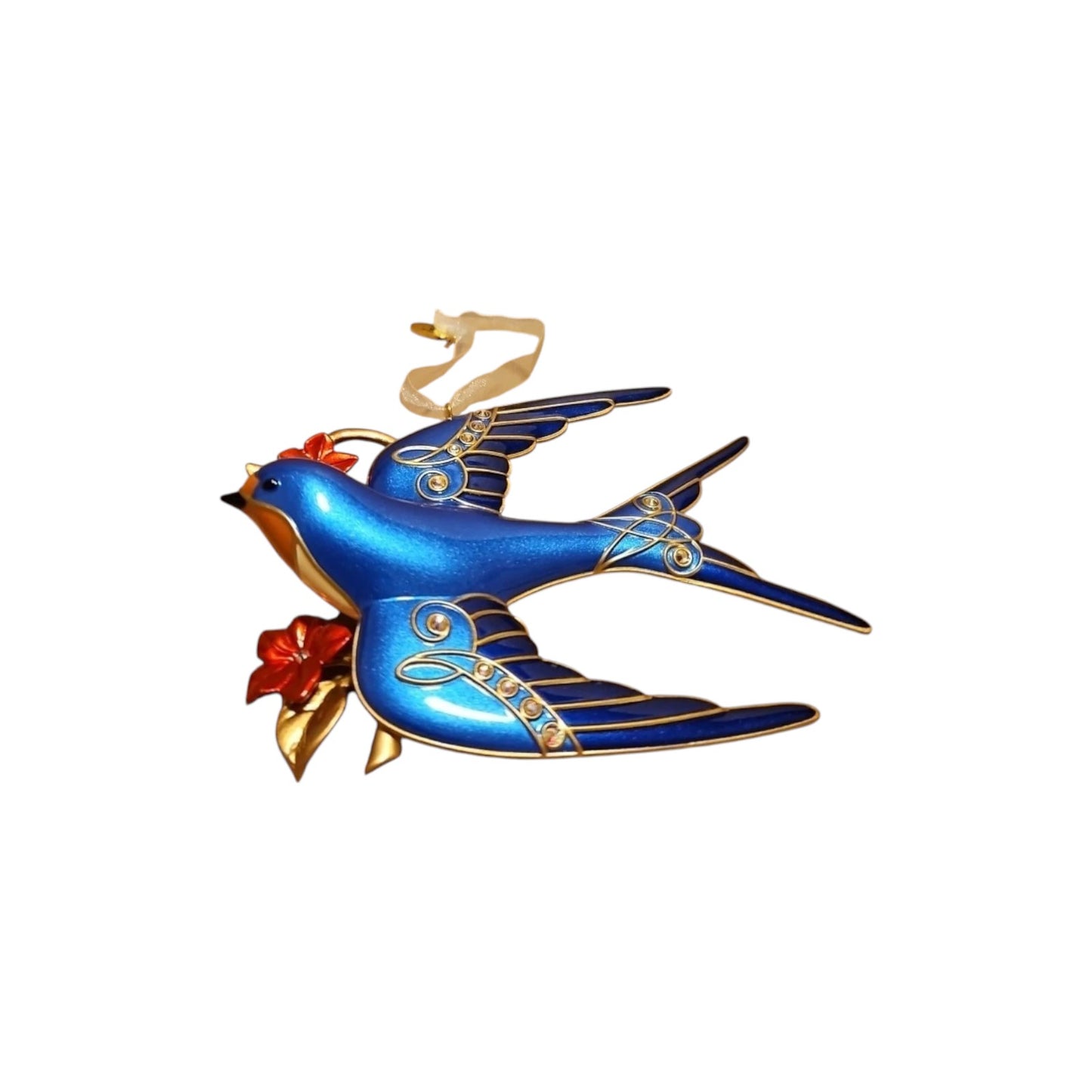 2017 Stunning Swallow (Bird) Hallmark Ornament QK1435 Image1