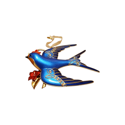 2017 Stunning Swallow (Bird) Hallmark Ornament QK1435 Image1