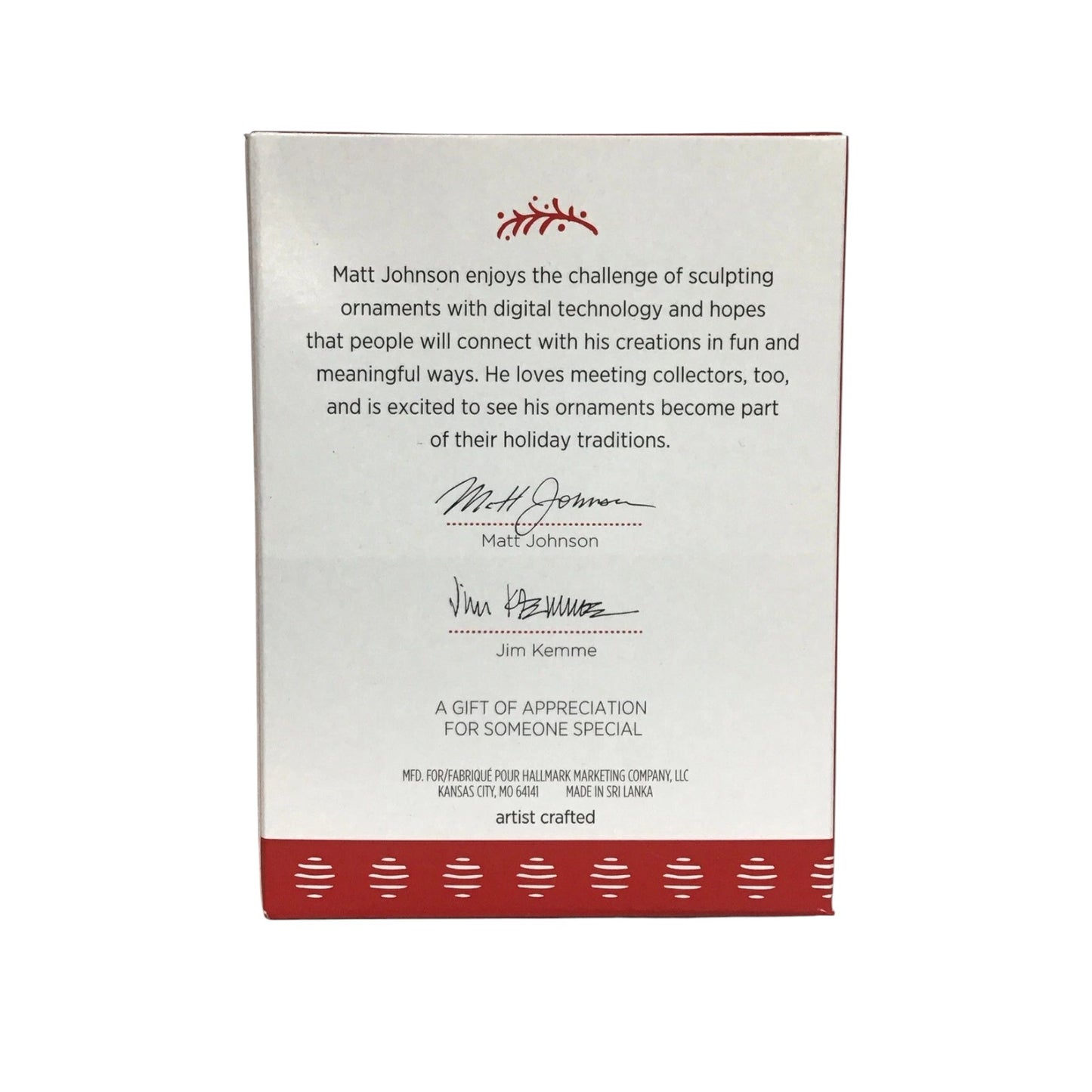 2017 Sweet Snowman (VIP Ornament)