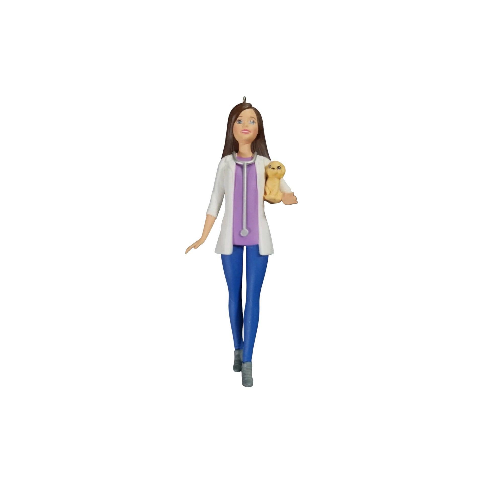2017 Veterinarian Hallmark Ornament (Barbie) QXI3342 Image1