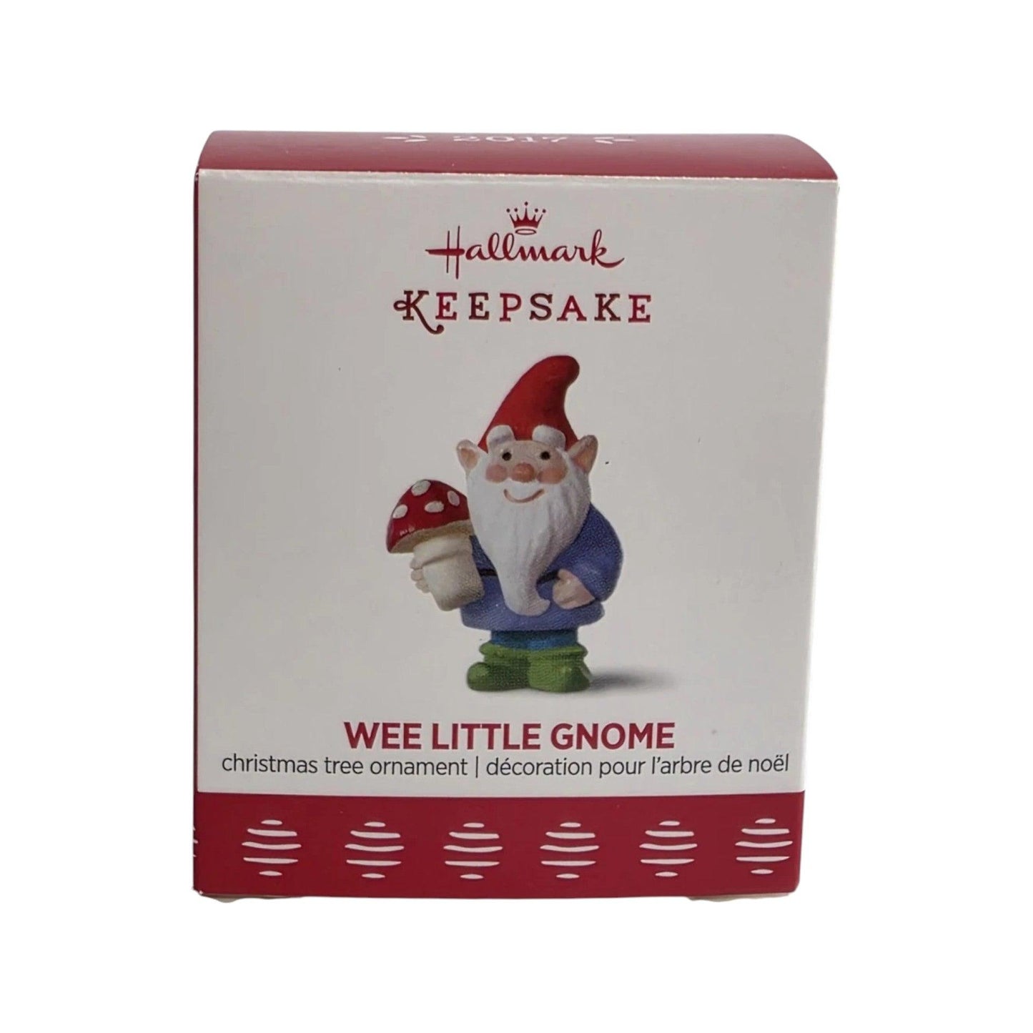 2017 Wee LIttle Snome Hallmark Ornament (Gnome For Christmas) QXM8575 Image2
