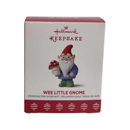 2017 Wee LIttle Snome Hallmark Ornament (Gnome For Christmas) QXM8575 Image2