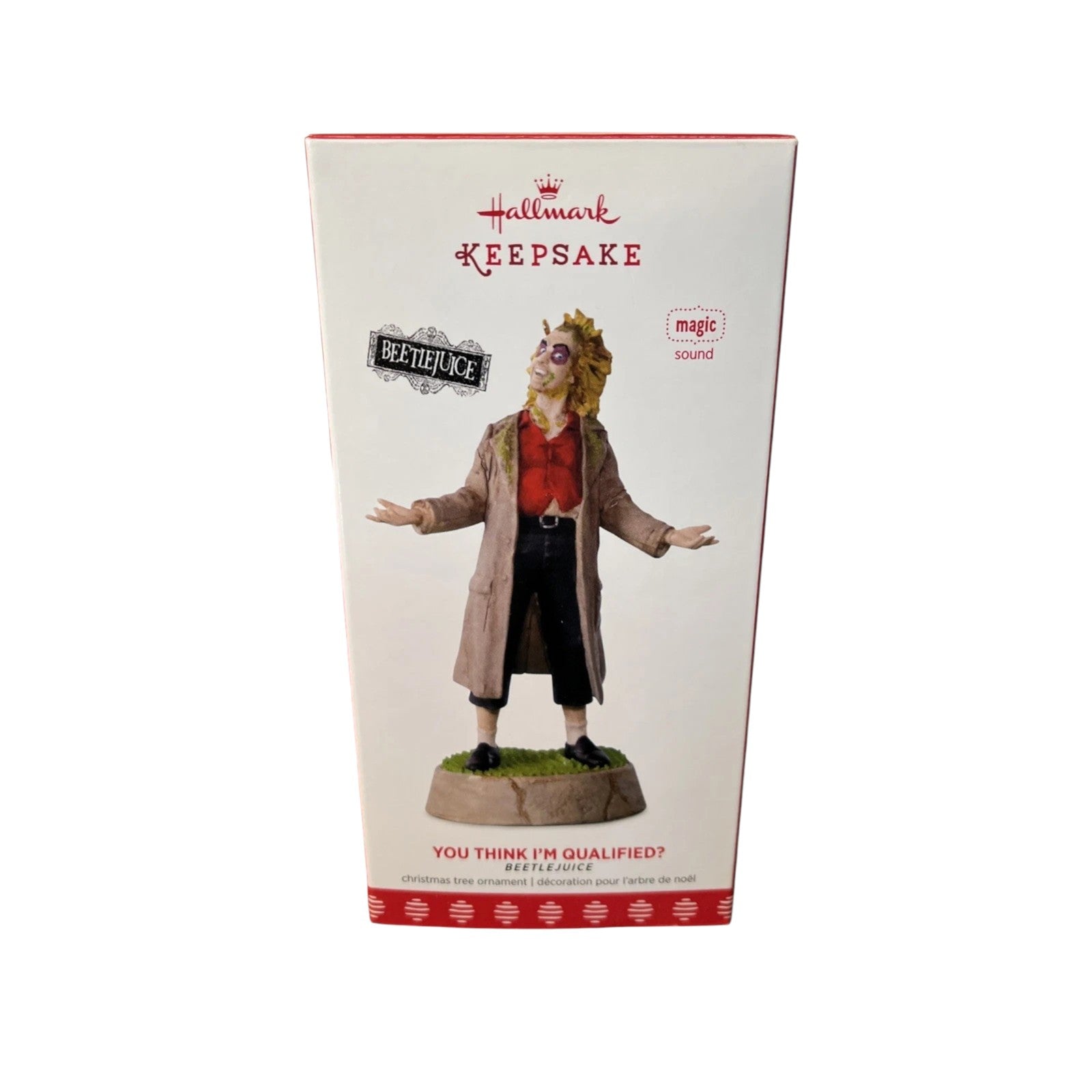 2017 You Think I'M Qualified? Hallmark Ornament (Beetle Juice) QXI3084