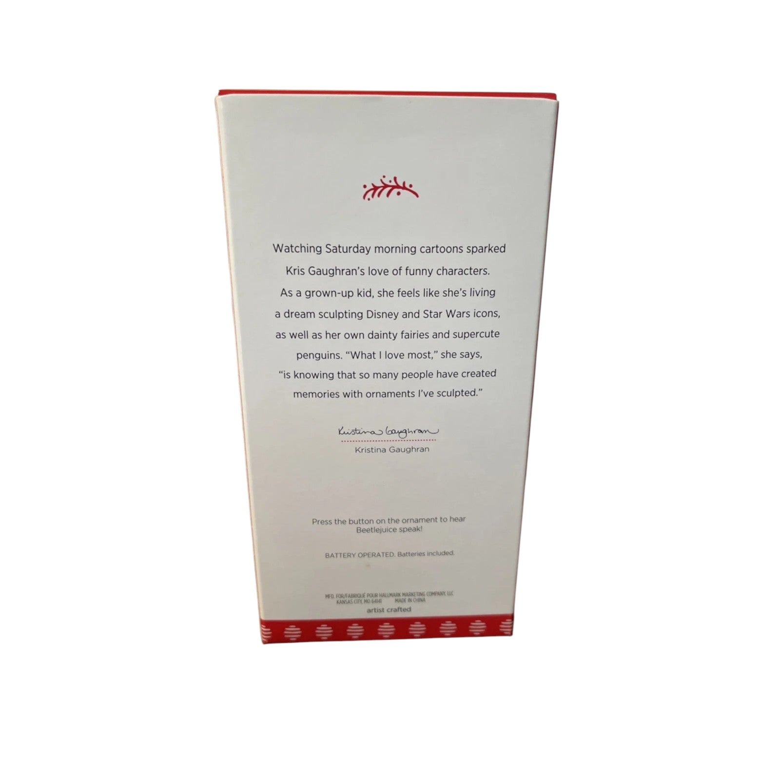 2017 You Think I'M Qualified? Hallmark Ornament (Beetle Juice) QXI3084