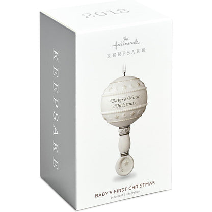 2018 Baby's First Christmas Hallmark Ornament (Baby's First Christmas) QHX4016