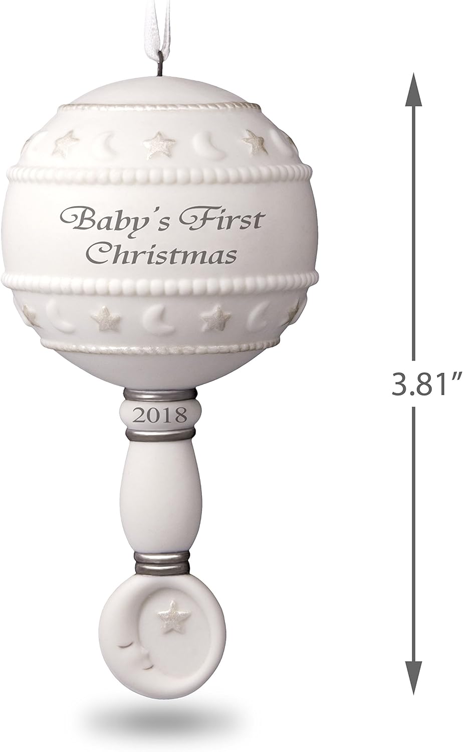 2018 Baby's First Christmas Hallmark Ornament (Baby's First Christmas) QHX4016