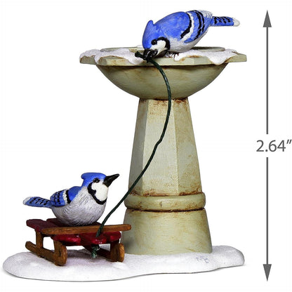 2018 Bathing Blue Jays Hallmark Ornament (Nature's Sketchbook) QX9473