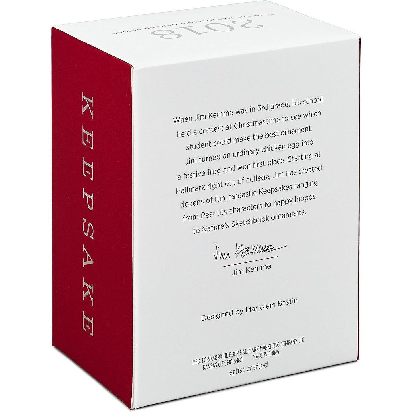 2018 Bathing Blue Jays Hallmark Ornament (Nature's Sketchbook) QX9473