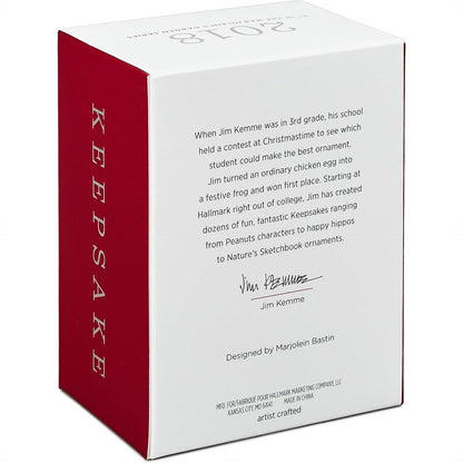 2018 Bathing Blue Jays Hallmark Ornament (Nature's Sketchbook) QX9473