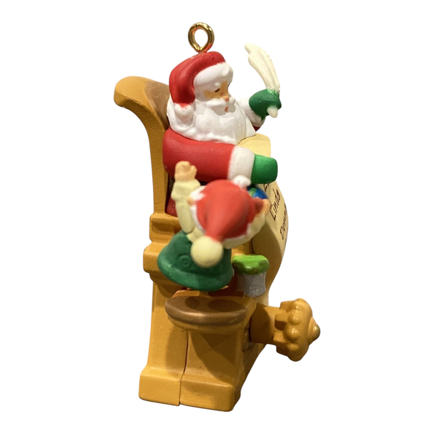 2018 Checking It Twice Hallmark Ornament (Santa Claus) QXM8216
