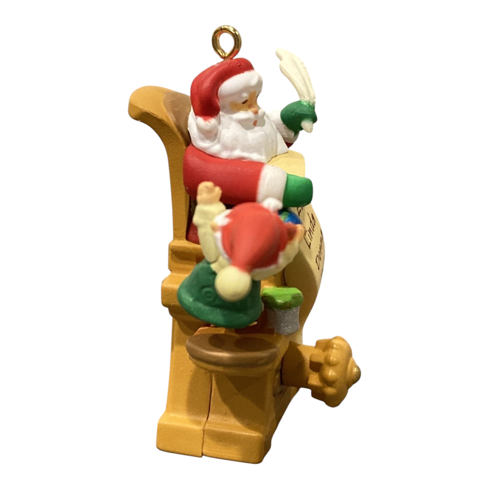 2018 Checking It Twice Hallmark Ornament (Santa Claus) QXM8216