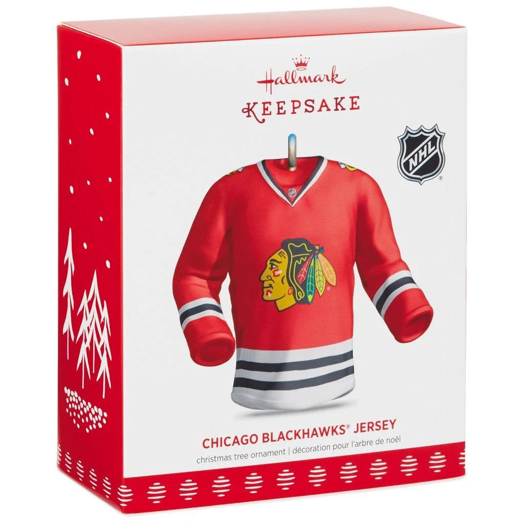 2018 Chicago Blackhawks Jersey Hallmark Ornament (Hockey Jerseys) QSR1552
