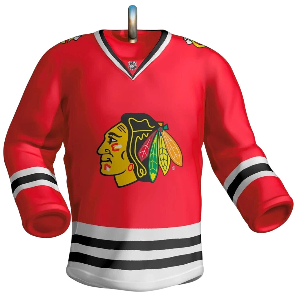 2018 Chicago Blackhawks Jersey Hallmark Ornament (Hockey Jerseys) QSR1552