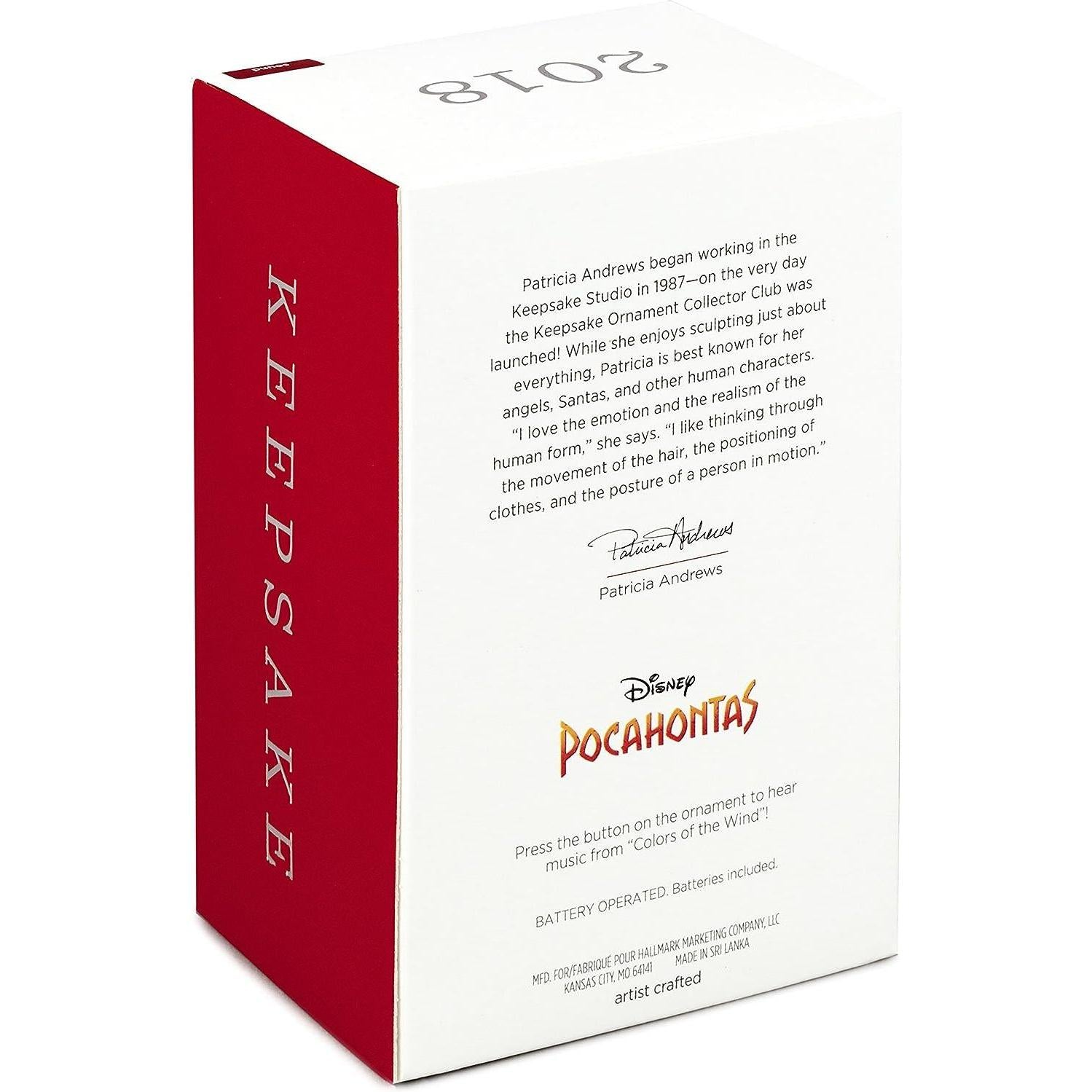 2018 Colors of the Wind Hallmark Ornament (Pocahontas) QXD6283