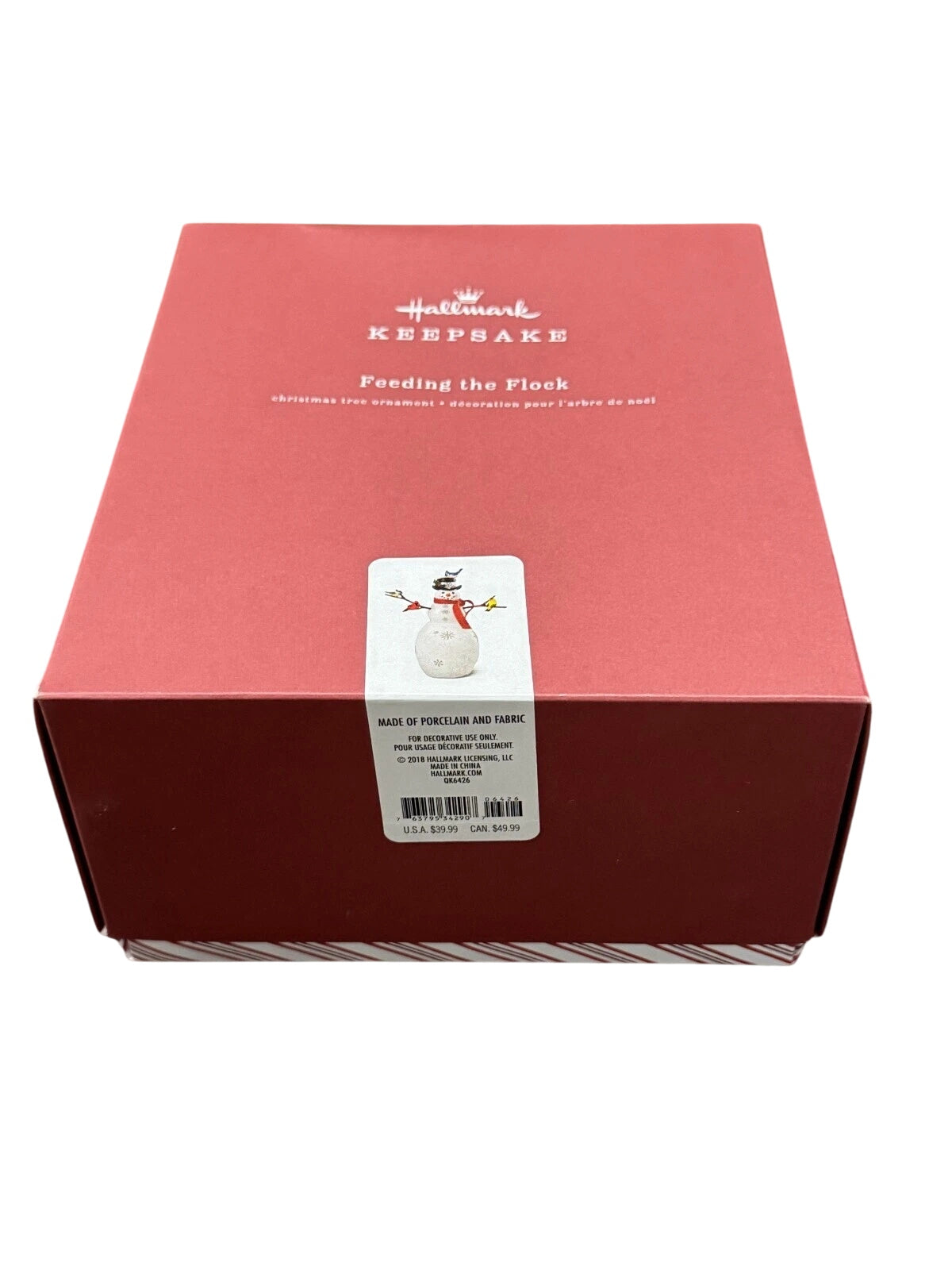 2018 Feeding the Flock Hallmark Ornament (Snowmen) QK6426