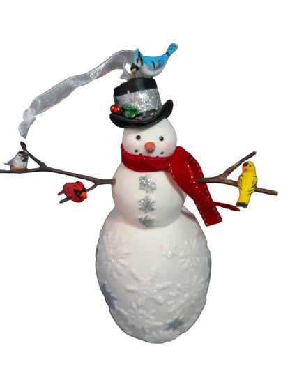 2018 Feeding the Flock Hallmark Ornament (Snowmen) QK6426