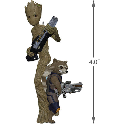 2018 Groot and Rocket Hallmark Ornament (Guardian of the Galaxy) QXI8556