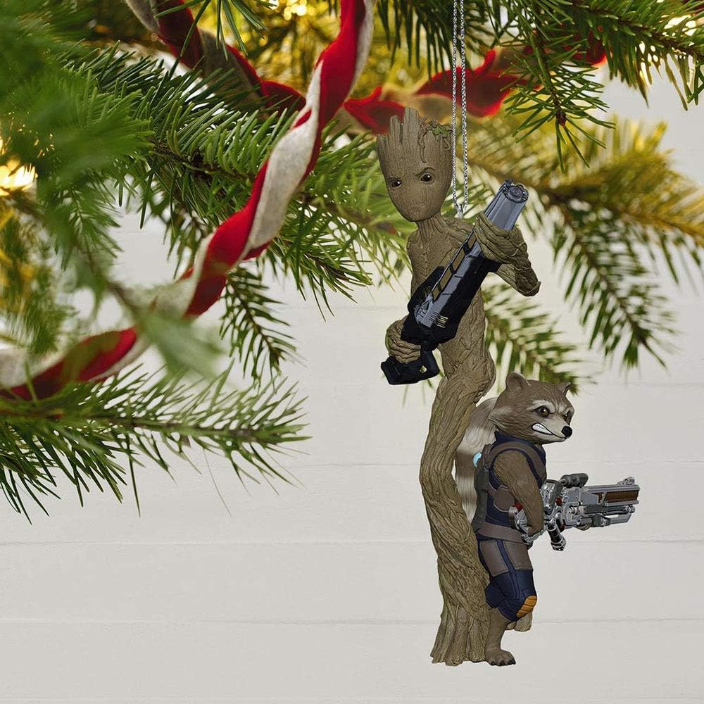 2018 Groot and Rocket Hallmark Ornament (Guardian of the Galaxy) QXI8556