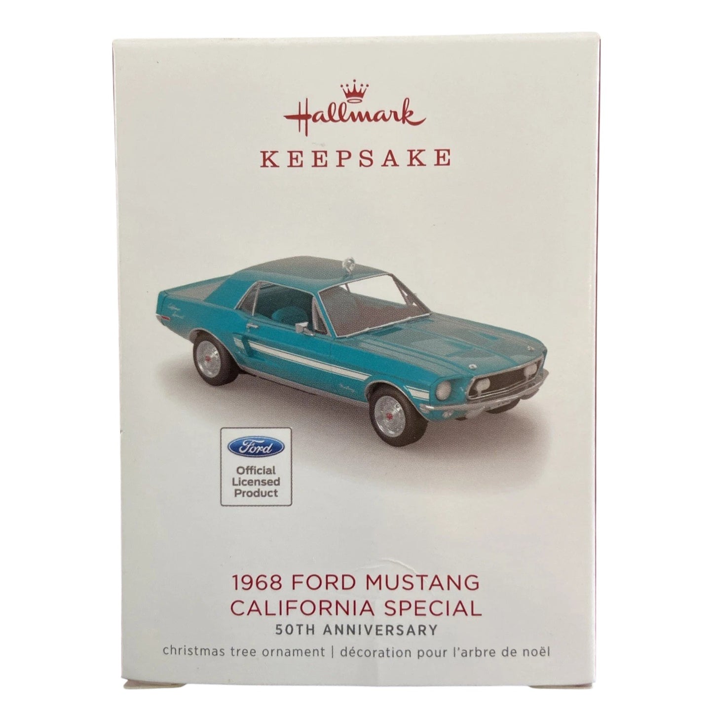 2018 Hallmark Ornament (1968) Ford Mustang California Special - 50th Anniversary Hallmark Ornament (Classic American Cars) QXE3173