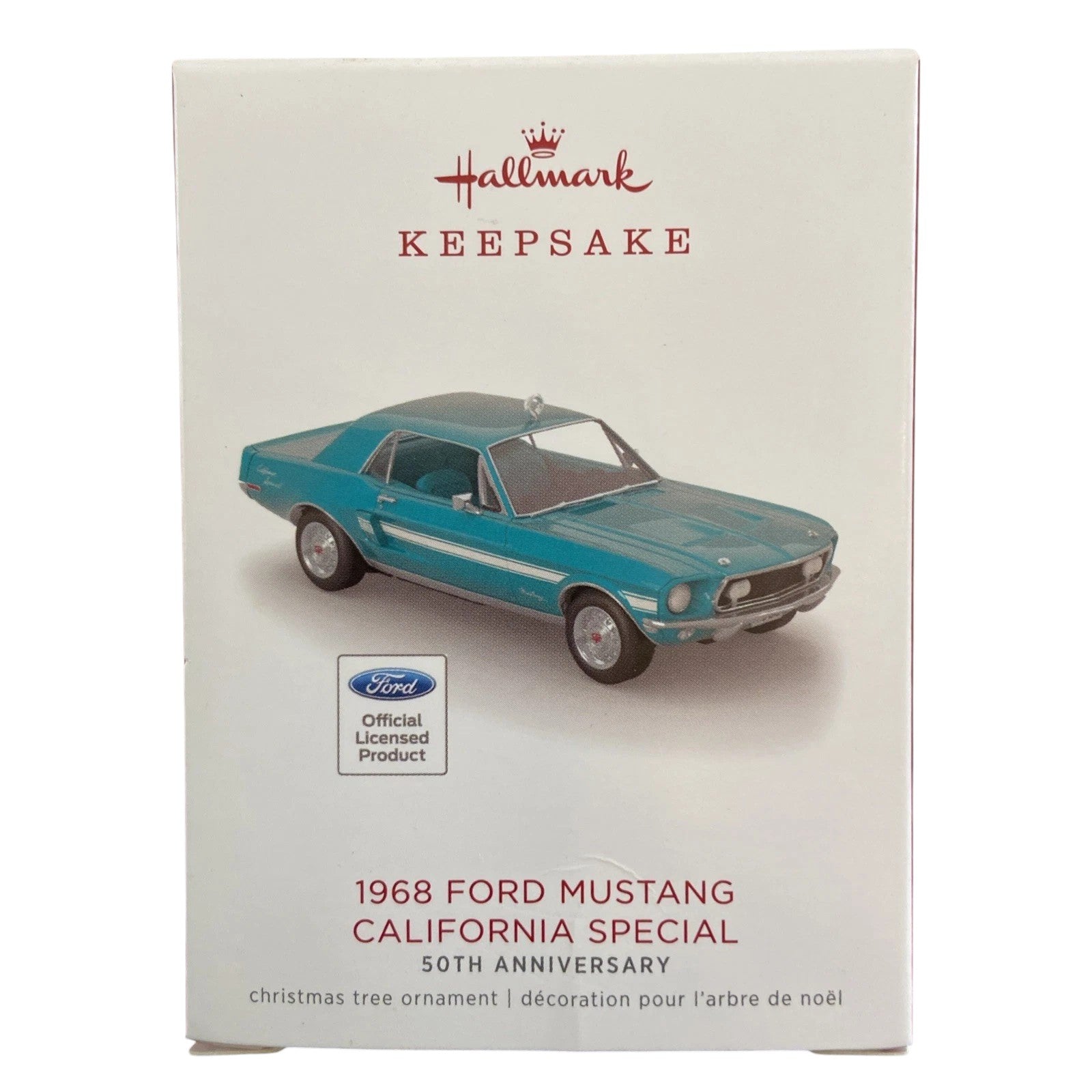 2018 Hallmark Ornament (1968) Ford Mustang California Special - 50th Anniversary Hallmark Ornament (Classic American Cars) QXE3173