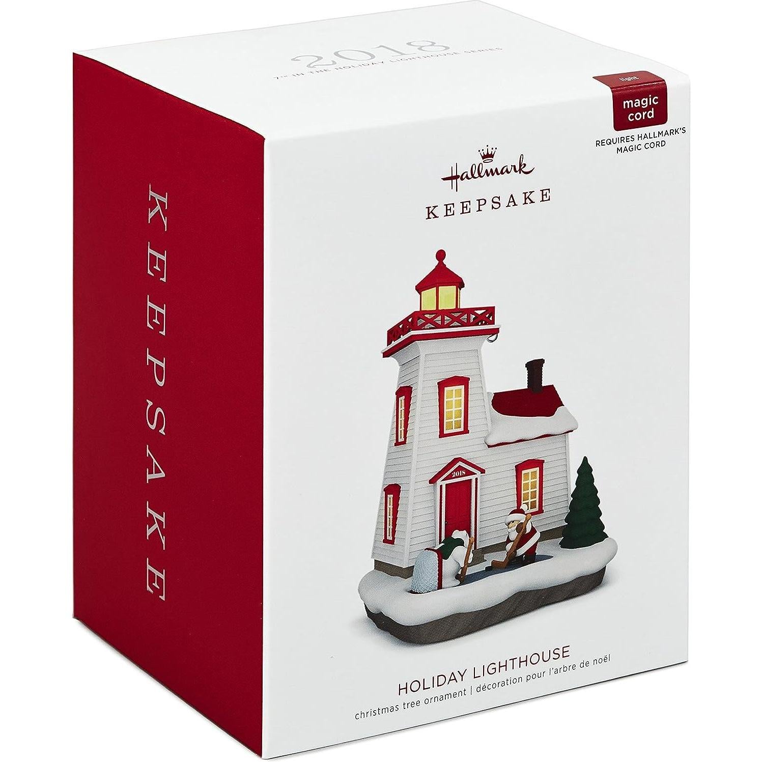 2018 Holiday Lighthouse Hallmark Ornament (Holiday Lighthouse) QX9356