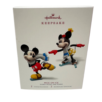2018 Mice on Ice Hallmark Ornament (Mickey Mouse) QXD6226
