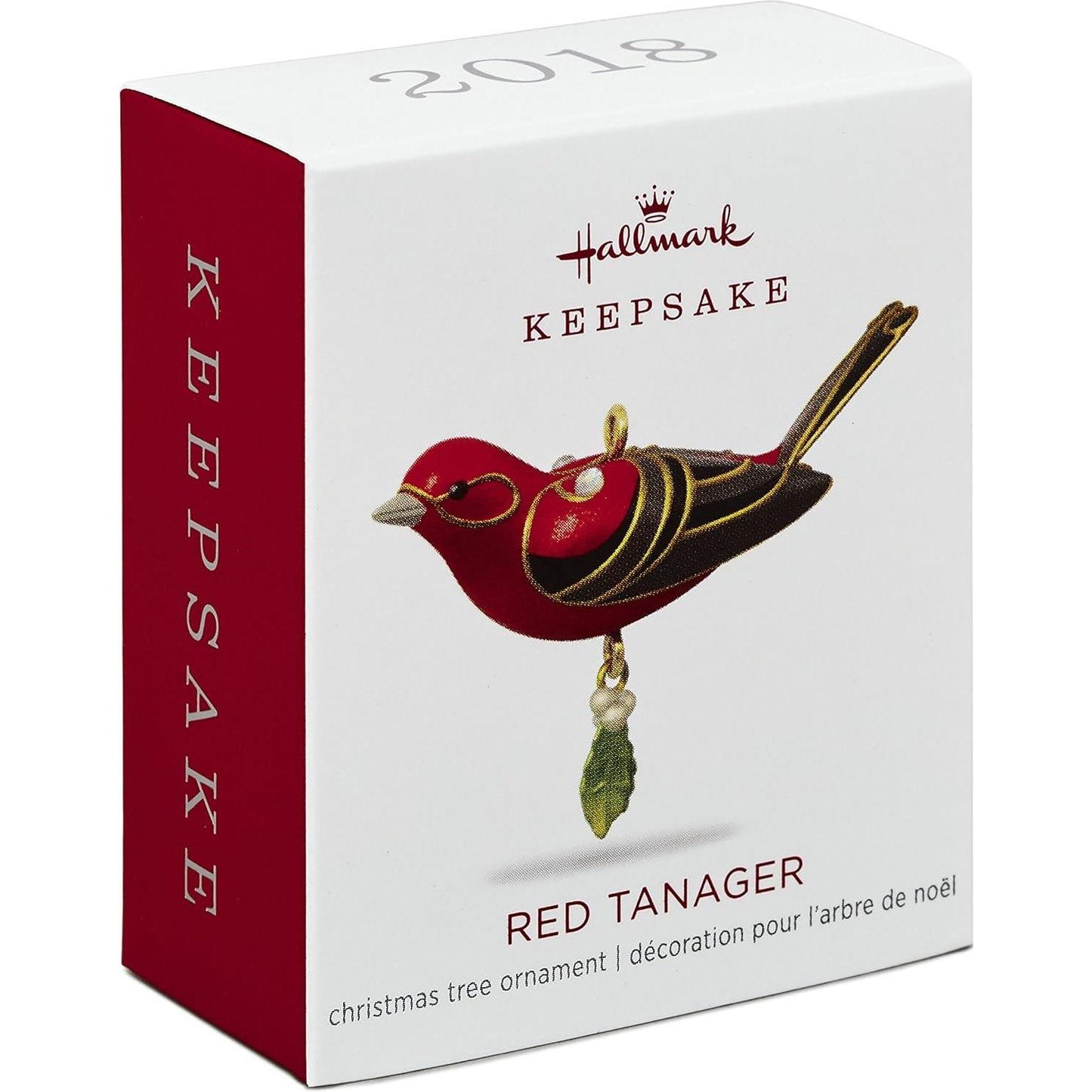 2018 Red Tanager Hallmark Ornament (Beauty of Birds) QXM8176