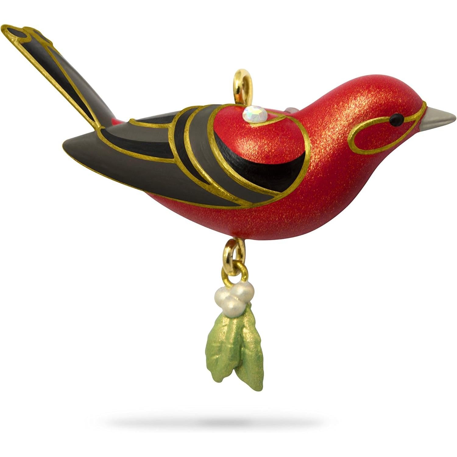 2018 Red Tanager Hallmark Ornament (Beauty of Birds) QXM8176